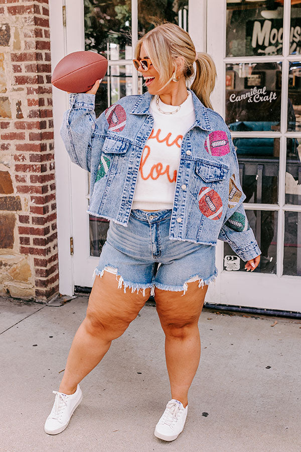 Floral Blazer & Distressed Denim Shorts - Life with Emily